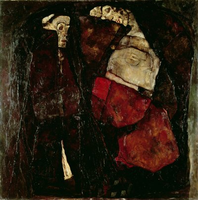 Donna incinta e Morte, 1911 da Egon Schiele